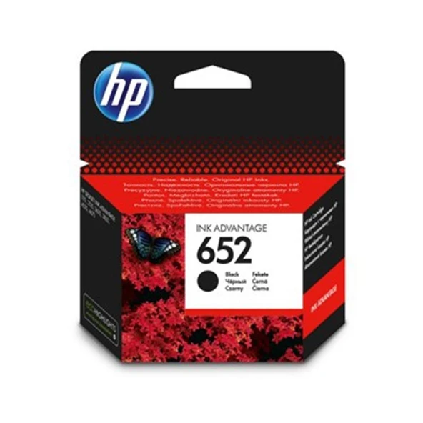 HP 652 Black Siyah Kartuş F6V25AE ürün görseli 1