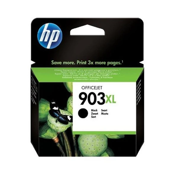 HP 903XL Black Siyah Yüksek Kapasite Kartuş T6M15AE ürün görseli 1