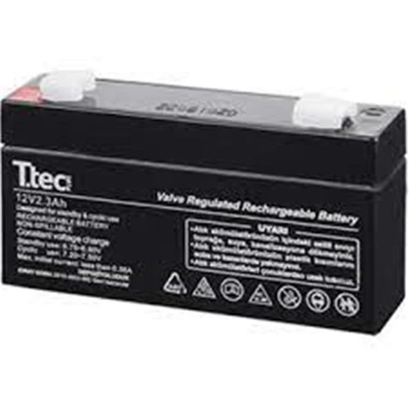 Ttec 12V 2.3AH Bakımsız Kuru Akü Yatay - Resim 2