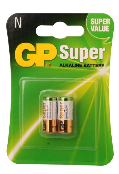 GP GP910A Super Alkalin 2x LR1 1-2AA Yarım Kalem Pil  - Resim 2