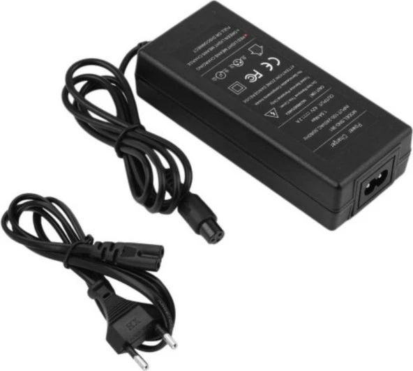 Elektrikli Kaykay Hoverboard Şarj Adaptörü 42V 2A - Resim 4