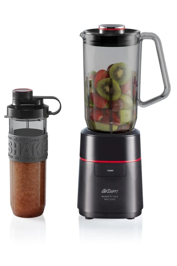 Arzum AR1174 Shake'N Take Neo Maxi 500 W Sürahi Blender Siyah