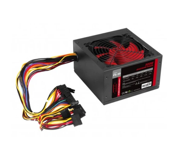 Hiper PS-50 500W 12 cm Fan Güç Kaynağı PSU - Resim 4