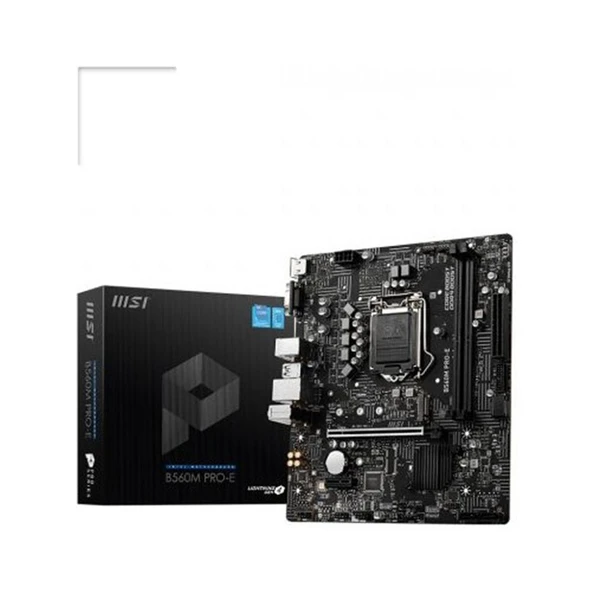 Msı B560M Pro-E Soket 1200 Ddr4 4800 (Oc) Pcı-E Gen 4 ,m.2 Usb3.2 1x 1g Lan Matx Anakart - Resim 5