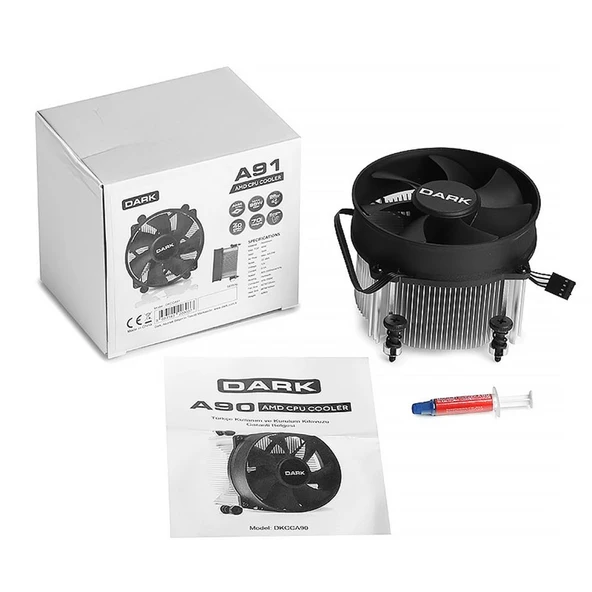 Dark DKCCA91 AM4 Ryzen Uyumlu İşlemci Soğutucu ürün görseli 1