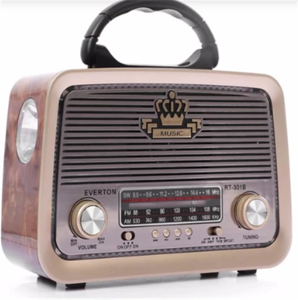 Everton RT-301 Bluetooth-USB-SD-FM Nostaljik Radyo