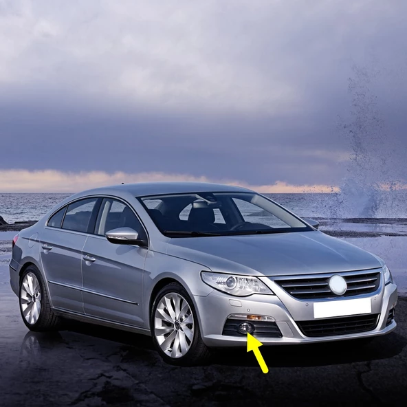 VW Passat CC 2009-2012 Ön Tampon Sağ Sis Farı Lambası 8T0941700