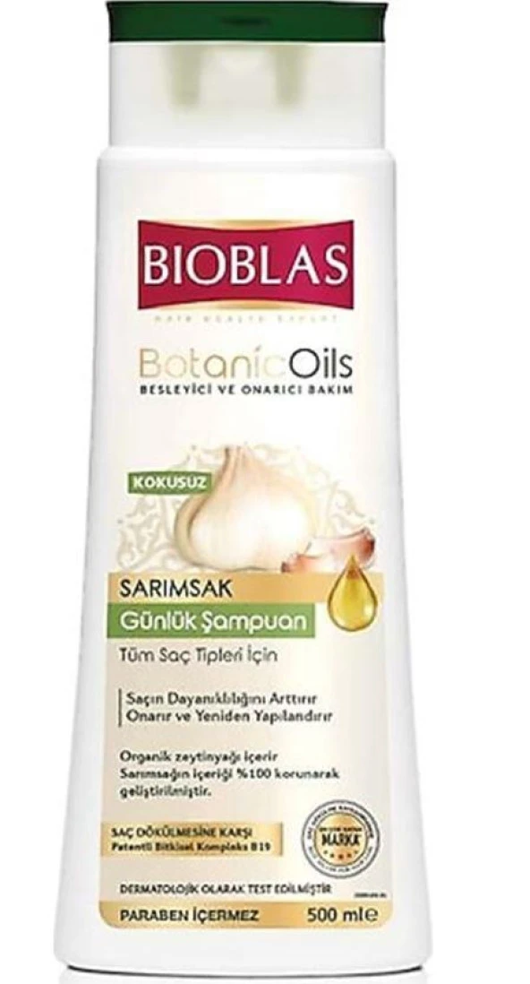 Bioblas Botanic Oils Sarımsaklı Şampuan 500 ml