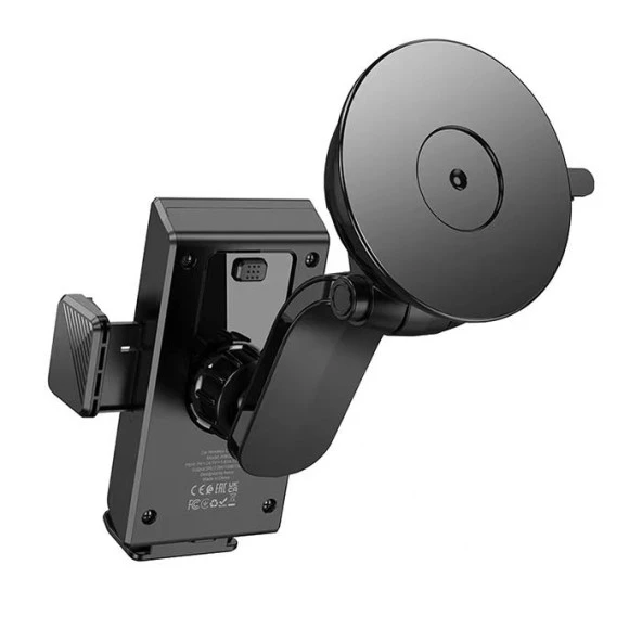 Coofbe Torpido Üstü Ve Ön Cama Yapışan 15W Kablosuz Araç Şarjı Tutucu İphone 12 13 14 15 Pro Max Uyumlu - 3