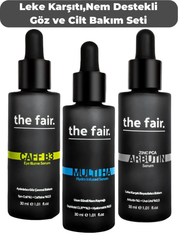 the fair. Leke Karşıtı,Nem Destekli Göz ve Cilt Bakım Seti