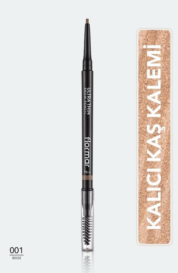 Flormar Kaş Kalemi & Fırçası Ultra Thin Brow Pencil 01