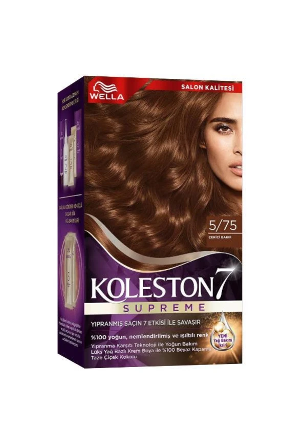 Koleston Supreme Saç Boyası 5/75 Çekici Bakır