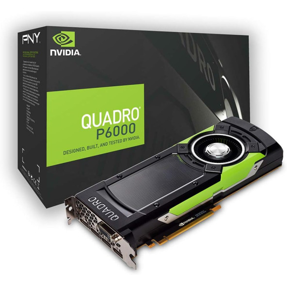 PNY Quadro P6000 Professional grafik kartı 24 GB GDDR5 PCI Express 3.0 x16, Dual Slot, 4x DisplayPort - 6