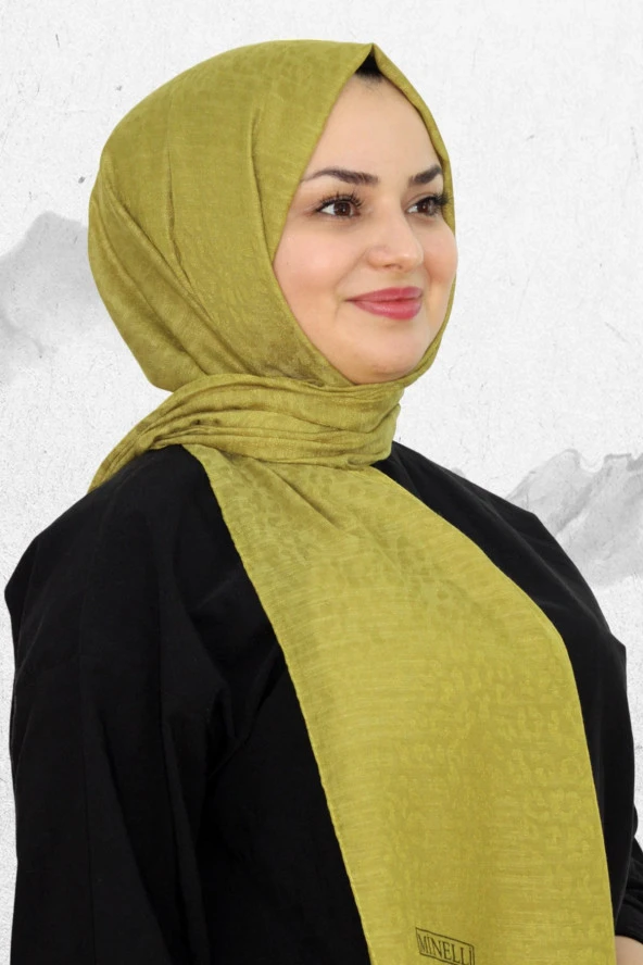 Minelli Jakarlı Pamuk Şal EŞ5278-8 ürün görseli 1