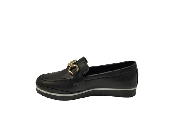 Merry Pace 732101Z Ortopedik Kaydırmaz Taban Toka Detaylı Günlük Kadın Babet Ayakkabı - 2