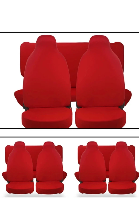 CITROEN C5 Uyumlu Servis Kılıfı KIRMIZI - Resim 2