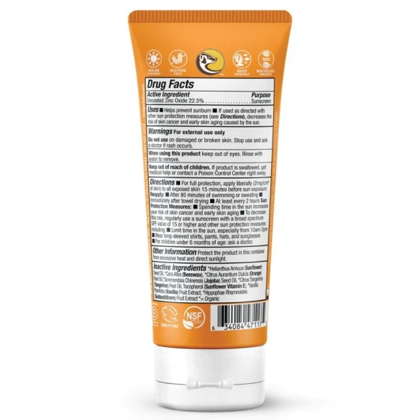 Badger Clear Zinc Çocuk Güneş Kremi SPF40 (Kolay Sürülüm) 87 mL - 2