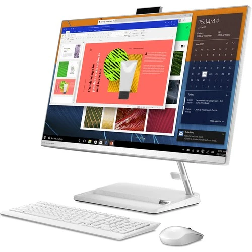 Lenovo Ideacentre Aıo 3 27IAP7 Intel Core I5-12450H 16GB 512GB SSD W11 Pro 27 Fhd IPS  Beyaz All In One Bilgisayar - Resim 2