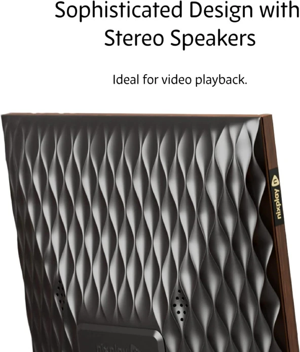 Nixplay 10.1 Inc WiFi Özellikli Akıllı Dijital Resim Çerçevesi (W10F) - Ahşap Efekti - 4