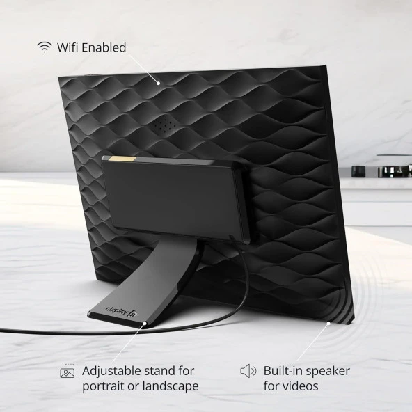 Nixplay 10.1 Inc WiFi Dokunmatik Ekran Dijital Resim Çerçevesi - 2