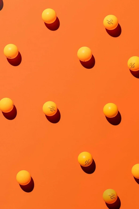 12 Adet 3 Yıldız Kutulu 40+ Gazlı Pinpon Topu Turuncu Masa Tenisi Topu Pingpong Topu - 5