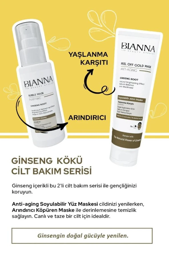 Bianna Bubble Mask Giensang Özlü Köpüren Yüz Maskesi 75 ml - 5