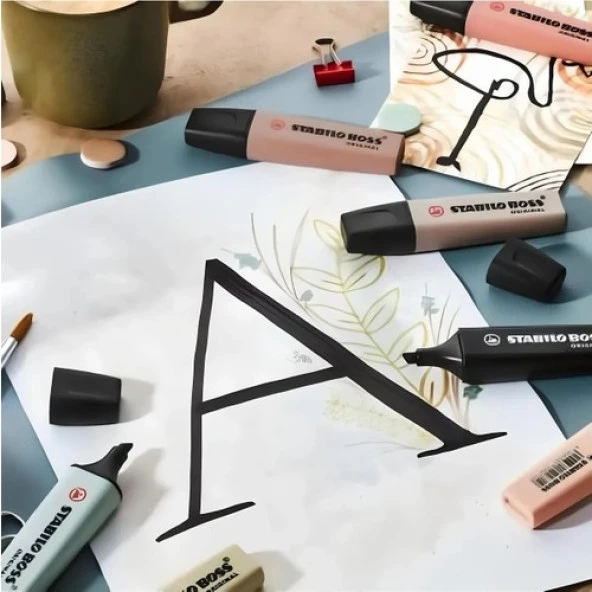 Stabilo Boss Nature Colors 7 Renk 2024 Yeni Doğal Renkler Serisi - 3