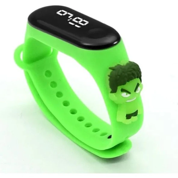 Hulk LED Saatler Süper Kahraman Çocuklar Reloj Dijital Saat (Yurt Dışından)