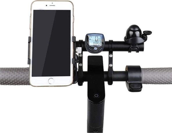 Scootersan Elektrikli Scooter Gidon Uzatma (Genişletme) Aparatı Kırmızı - 2