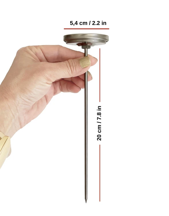 AEK-Tech Kompost Toprak Termometresi 20cm Prob - 4