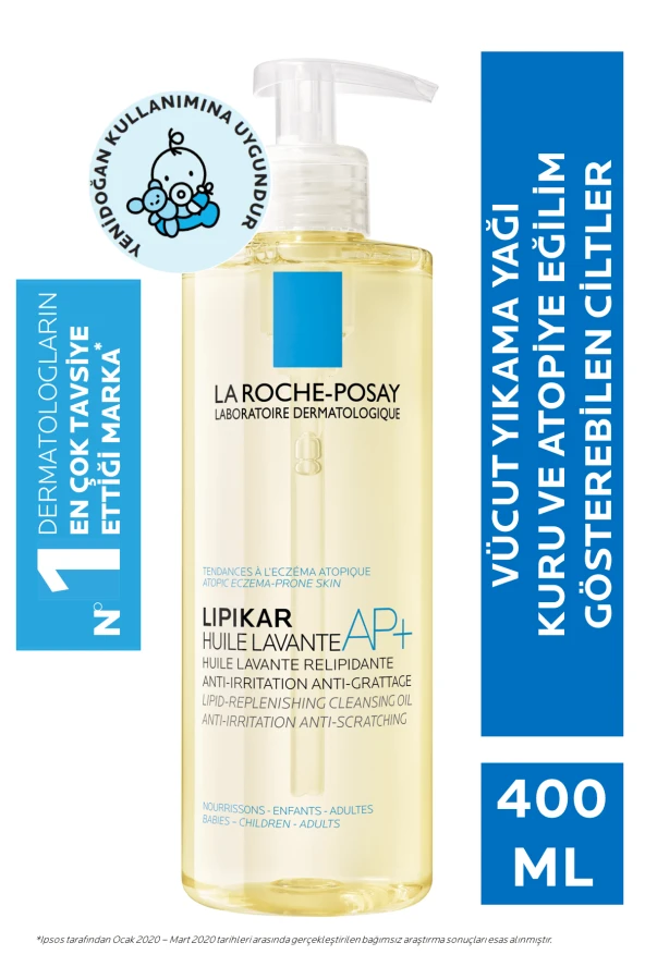 La Roche Posay Lipikar Cleansing Oil Ap+ 400 ml 3337875656764