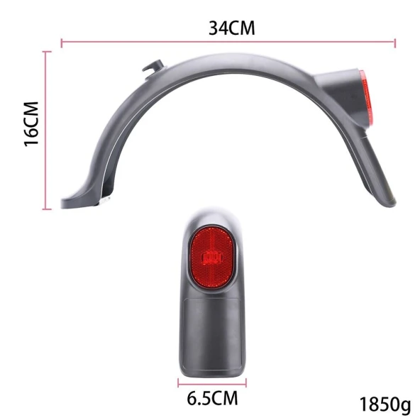 XIAOMI Mi 4 Elektrikli Scooter Arka Çamurluk + Arka Lamba - 6