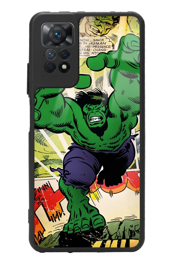 Xiaomi Redmi Note 12 Pro 4g Uyumlu Hulk Tasarımlı Glossy Telefon Kılıfı