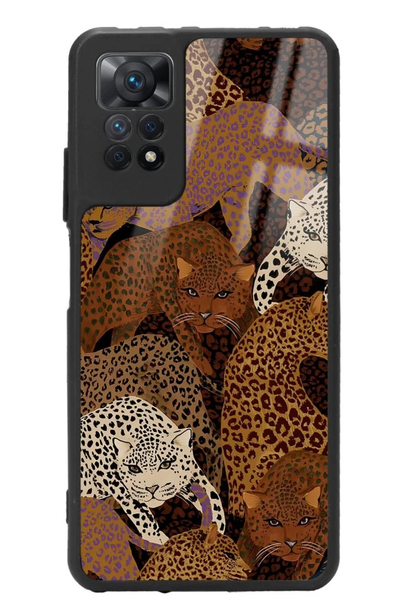 Xiaomi Redmi Note 12 Pro 4g Leoparlar Tasarımlı Glossy Telefon Uyumlu