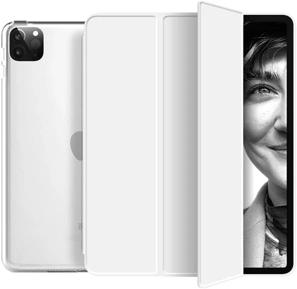 Apple iPad Air 13inç M2 Uyumlu Kılıf PU Deri Smart Standlı Case A2898 A2899 A2900 - 11