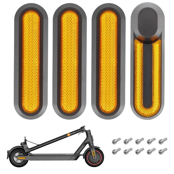 Xiaomi Pro / Pro2 Scooter Reflektör / Vida Kapağı (Sarı) - 2