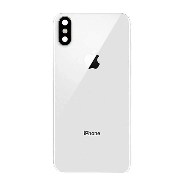 İphone Xs Max Uyumlu Arka Kapak Kamera Camlı - Beyaz