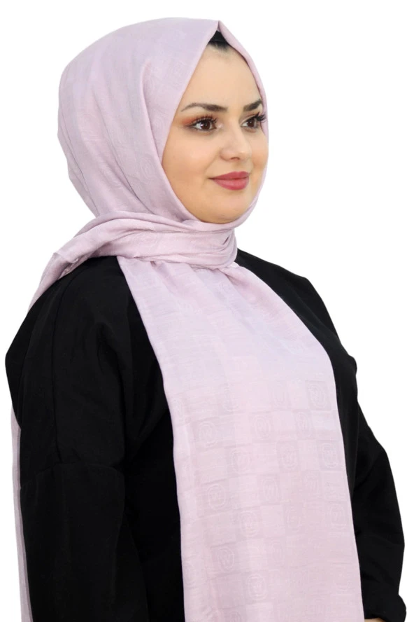 MİNELLİ JAKARLI MONOGRAM  ŞAL EŞ5275-17 ürün görseli