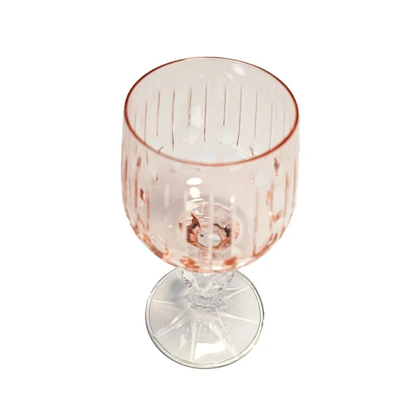 Bohemia Sarpy  Kristal 1 Adet Pembe Renk Bardak Kadeh  - 4