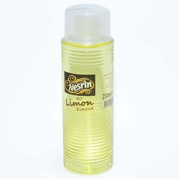 Nesrin Limon Kolonyası 80 Derece Pet Şişe 250 ML - Resim 3