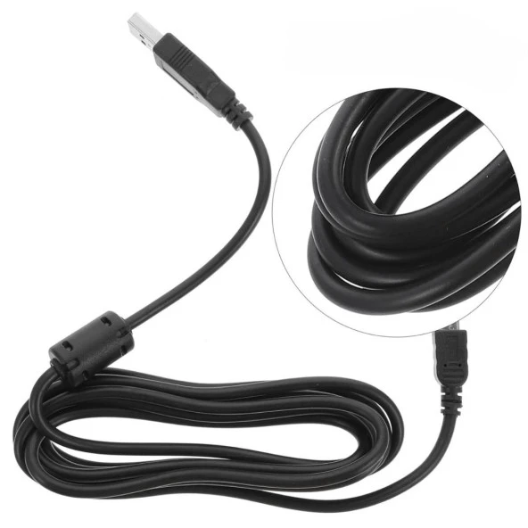 Cosmostech PS3 Kol Controller Gamepad için Uyumlu Joystick Şarj Kablosu - Resim 4