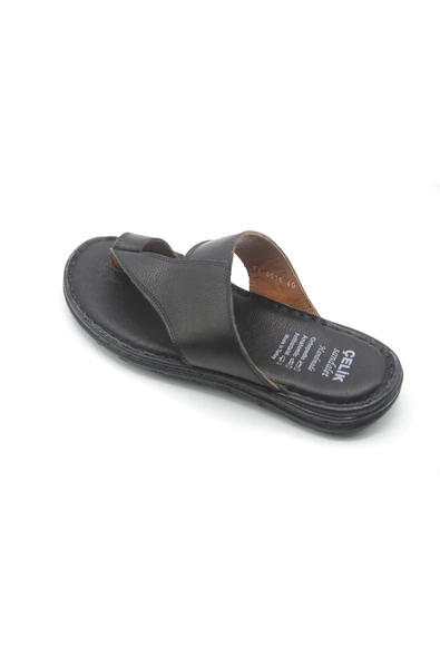 ÇELİK 0016 PARMAK ARASI HAKİKİ DERİ ANATOMİK ERKEK TERLİK - 11