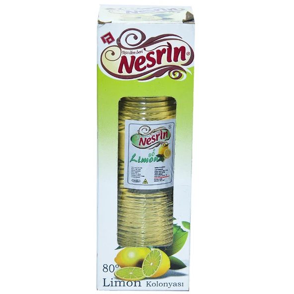Nesrin Limon Kolonyası Kutulu 80 Derece Pet Şişe 400 ML - Resim 2