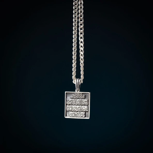 925 Ayar Erkek Gümüş (Silver) kolye
