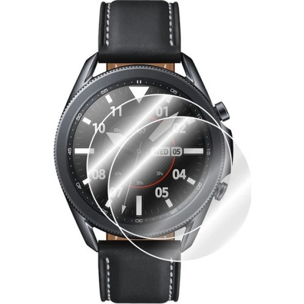 Cda Store Garmin fenix 6s Uyumlu  2 Adet Şeffaf Ekran koruyucu Nano Jelatin - Resim 2