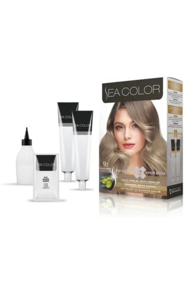 Sea Color Saç Boyası Elmas Sarısı 9/1 - Resim 2