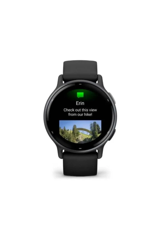 Cda Store Garmin vivoactive 5 Uyumlu 2 Adet Şeffaf Ekran koruyucu Nano Jelatin