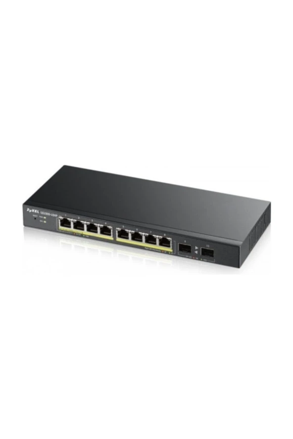 Zyxel GS1900-10HP v2 8Port PoE Gigabit + 2 SFP Slot Switch ürün görseli