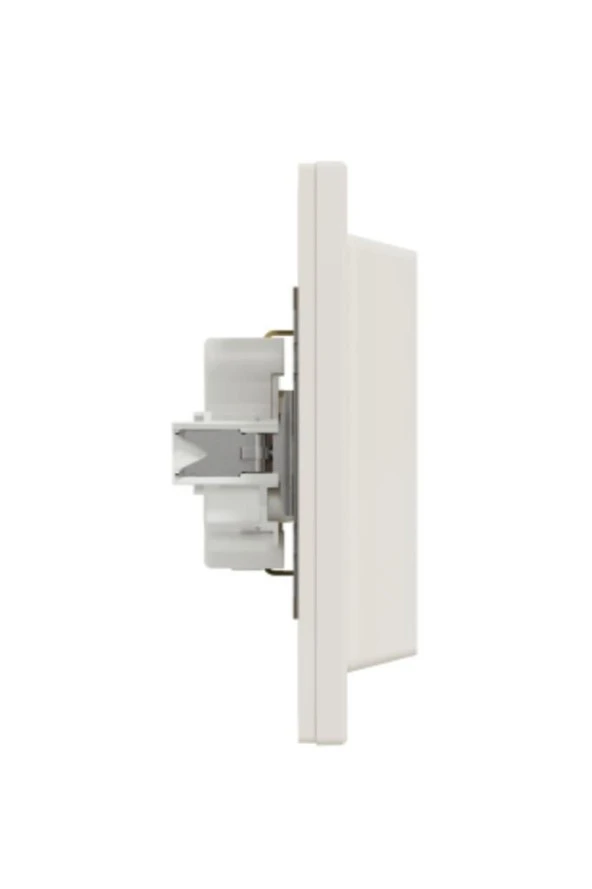 Schneider Asfora Sıva Altı Krem İkili Topraklı Priz - Kendiliğinden Çerçeveli - Resim 7