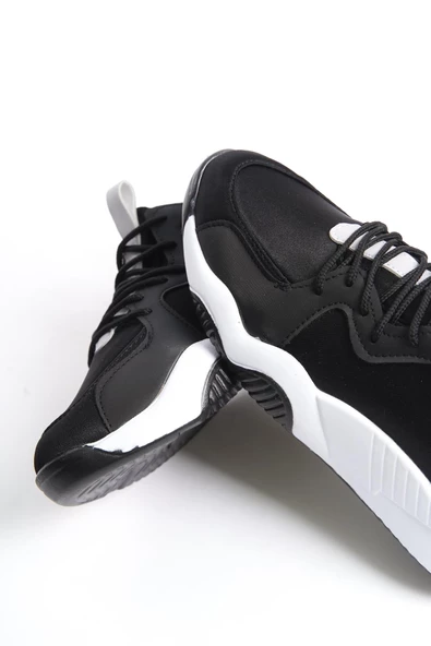 Kadın Bağcıklı Kalın Taban Günlük Spor Ayakkabı Sneaker - Resim 7